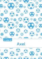 Le cahier d'Axel - Blanc, 96p, A5 - Football Marseille