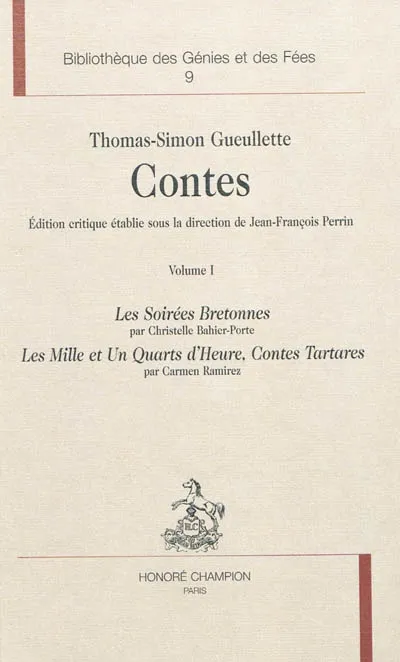 Bibliothèque des génies et des fées, 9, Contes Thomas-Simon Gueullette