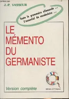 Le mémento du germaniste / version complète