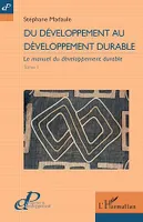 Du développement au développement durable, Le manuel du développement durable