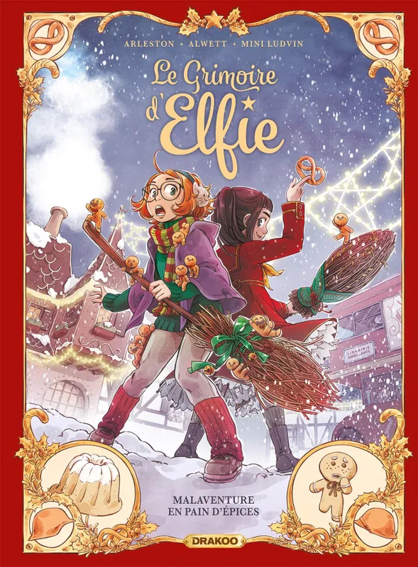 Jeux et Jouets Livres Livres pour les  9-12 ans BD - Manga 3, Le Grimoire d'Elfie, T.03 - Malaventure en pain d'épices Mini LUDVIN