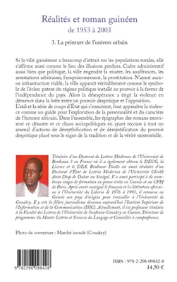 3, La peinture de l'univers urbain, Réalités et roman guinéen de 1953 à 2003 T3
