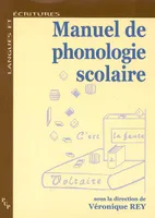 Manuel de phonologie scolaire