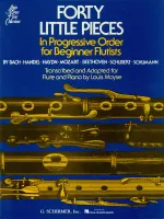 Forty (40) Little Pieces, In Progressive Order for Beginner Flutists