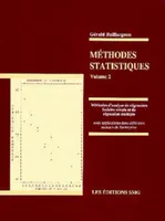 METHODES STATISTIQUES VOLUME 2 METHODESD'ANALYSE DE REGRESSION LINEAIRE SIMPLE DE REGRESSION MULTIPL