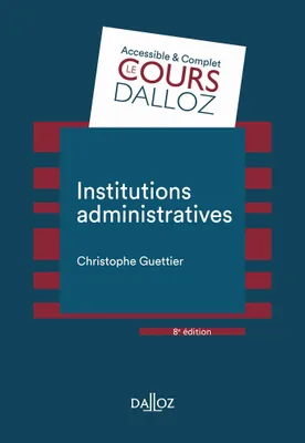 Institutions administratives 8ed