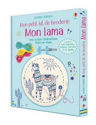 Mon lama - Mon petit kit de broderie