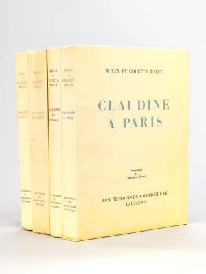 [ Coffret de 4 ouvrages : ] Claudine à l'Ecole - Claudine s'en va - Claudine à Paris - Claudine en Ménage