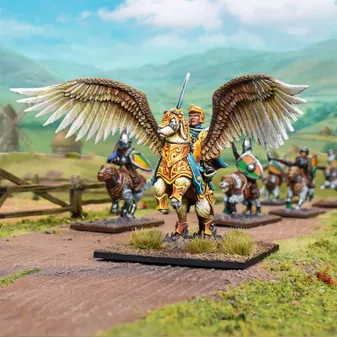 Halflings - General on winged Aralez
