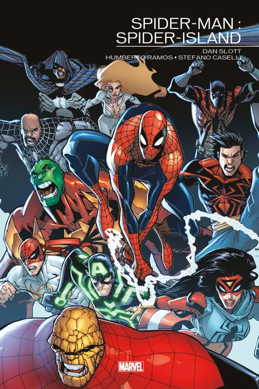 Livres BD Comics Spider-Man: Spider-Island Rick Remender, Dan Slott, Humberto Ramos, Stefano Caselli