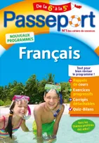 Passeport - Français de la 6e à la 5e - Cahier de vacances 2021