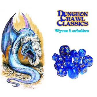 Dungeon Crawl Classics:  Set dés wyrm à crinière