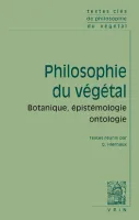 Philosophie du végétal, Botanique, épistémologie, ontologie