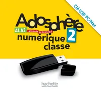 Adosphère 2 : Manuel numérique interactif pour l'enseignant (clé USB), Adosphère 2 : Manuel numérique interactif pour l'enseignant (clé USB)