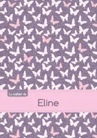 Le cahier d'Eline - Séyès, 96p, A5 - Papillons Mauve
