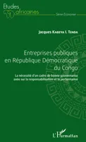 Entreprises publiques en République Démocratique du Congo, La nécessité d'un cadre de bonne gouvernance axée sur la responsabilisation et la performance