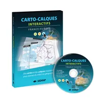 CARTO CALQUES - CD INTERACTIF FRANCE EUROPE + GUIDE