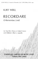 Recordare, Klagelieder Jeremias 5. op. 11. mixed choir (SATB) with children's choir (SMez). Partition.