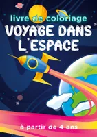 Voyage dans l'espace, 30 grands dessins à colorier pour enfant à partir de 4 ans