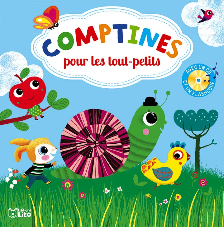 Livres Jeunesse de 3 à 6 ans Recueils, contes et histoires lues COMPTINES TOUT PETITS (CD) Peggy Nille