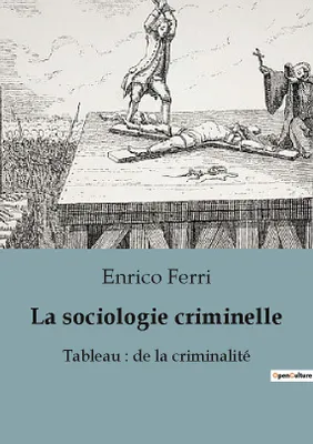 La sociologie criminelle, Un tableau de la criminalité