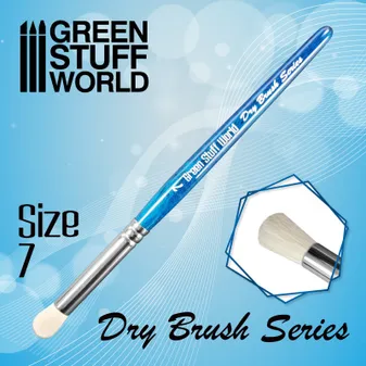 Pinceau rond T7 - Blue Series Dry Brush