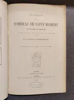 Notice sur le Tombeau de Saint Mamert, instituteurs des rogations, récemment découvert dans l'église de Saint-Pierre à Vienne