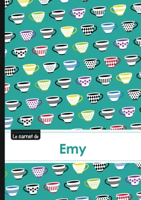 Le carnet d'Emy - Lignes, 96p, A5 - Coffee Cups