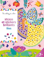 Strass et stickers brillants fées - pochette avec accessoires
