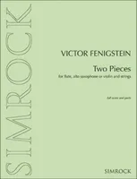 Two Pieces, flute or alto saxophone or violin and strings.
