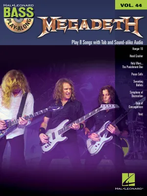 Megadeth, Bass Play-Along Volume 44