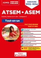 Concours ATSEM et ASEM - Catégorie C - Tout-en-un, Agent (territorial) spécialisé des écoles maternelles - Concours externe, interne, 3e voie - 2023-2024