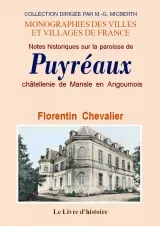 Notes historiques sur Puyréaux - châtellenie de Mansle en Angoumois, châtellenie de Mansle en Angoumois