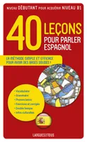 40 leçons pour parler espagnol