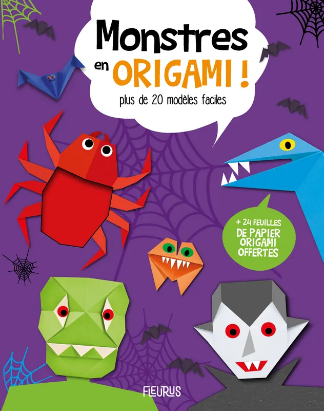 Livres Jeunesse Loisirs et activités Monstres en origami !, Plus de 25 modèles faciles Joe Fullman