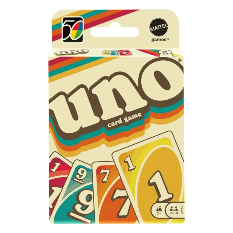 Jeux et Jouets Jeux de société Jeux de cartes Uno Iconique 70S Jeux de société
