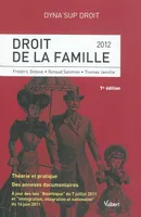 Droit de la famille 2012 / théorie et pratique