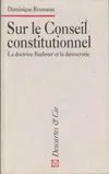 Sur le conseil constitutionnel