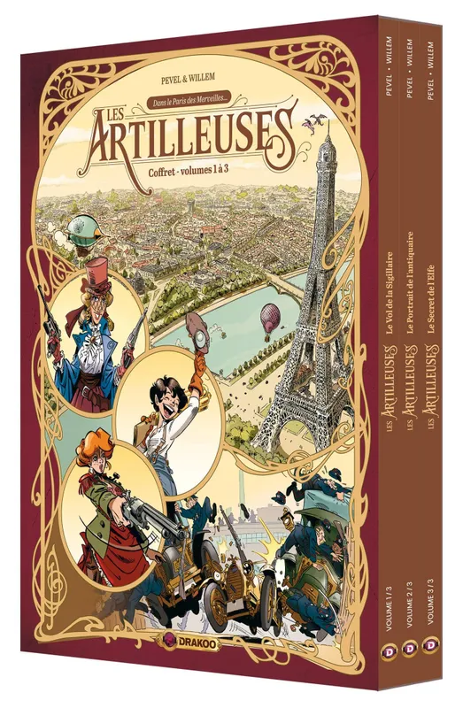 Livres BD BD adultes 0, Les Artilleuses - coffret vol. 01 à 03, Trilogie complète Etienne Willem