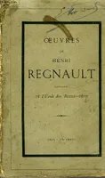 Oeuvres de Henri Regnault, exposées à l'Ecole des Beaux-Arts