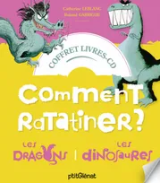 Coffret Comment ratatiner les dr, Comment ratatiner les dragons ?; Comment rataniner les dinosaures ?, 2 histoires + 1 CD