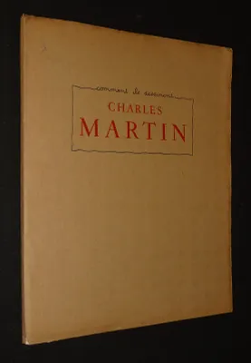 Comment ils dessinent : Charles Martin (1884-1934)