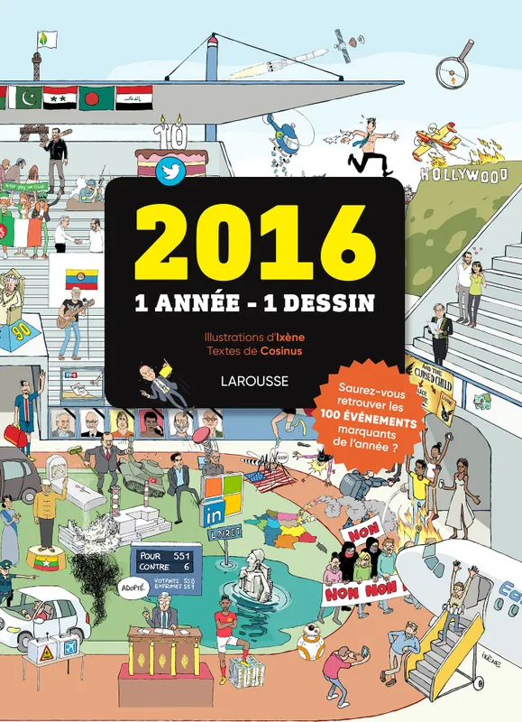 Livres Loisirs Gastronomie Cuisine 2016 / 1 année, 1 dessin Ixène