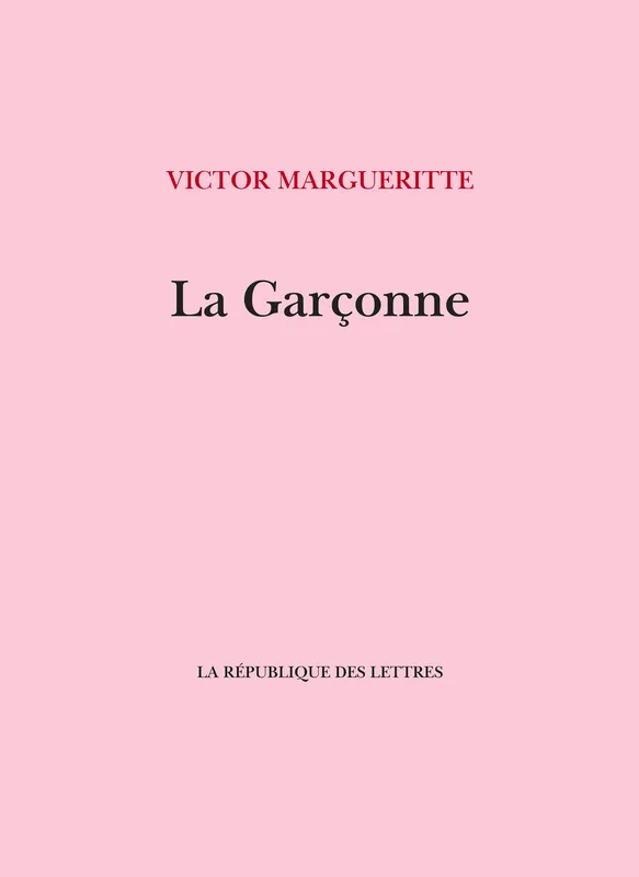 La Garçonne Victor Margueritte