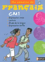 Ma semaine de français CM1, expression orale, lecture, étude de la langue, expression écrite