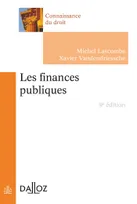 Les finances publiques - 9e ed.