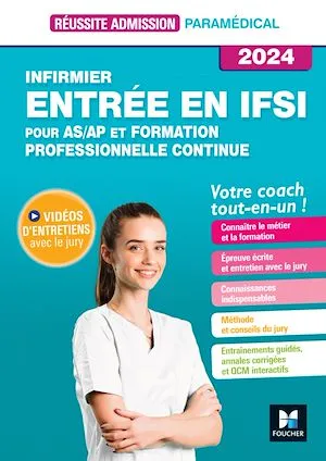 Réussite admission Entrée en IFSI - Formation professionnelle Continue + AS/AP 2024 Denise Laurent, Jackie Pillard