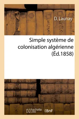 Simple système de colonisation algérienne