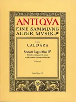 Sonata a quattro, Sonata IV B minor. 2 Violins, Viola and Basso continuo. Partition et parties.