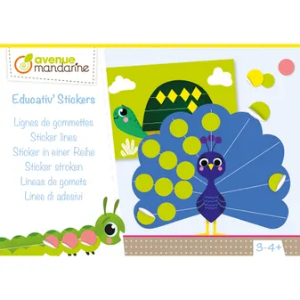 Boîte créative, Educativ' Stickers - Lignes de gommettes